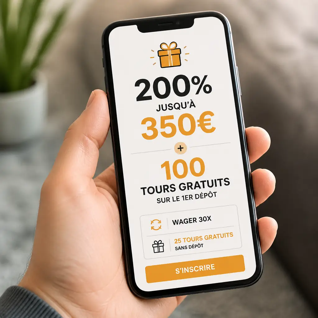 Bonus Casino Extra – 200% jusqu'à 350€ visual guide for Casino Extra
